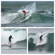 Surfers in Limon